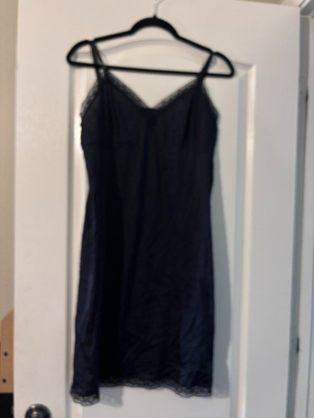 Women's Vanity Fair Black Dress Lingerie SZ XL